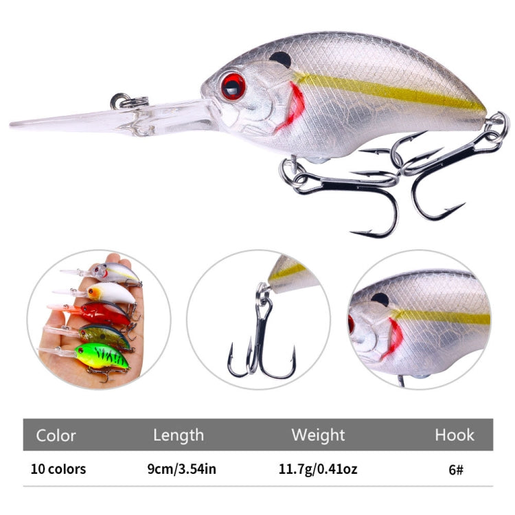 HENGJIA Rock Lure Small Fat Hard Bait Boxed Fake Bait
