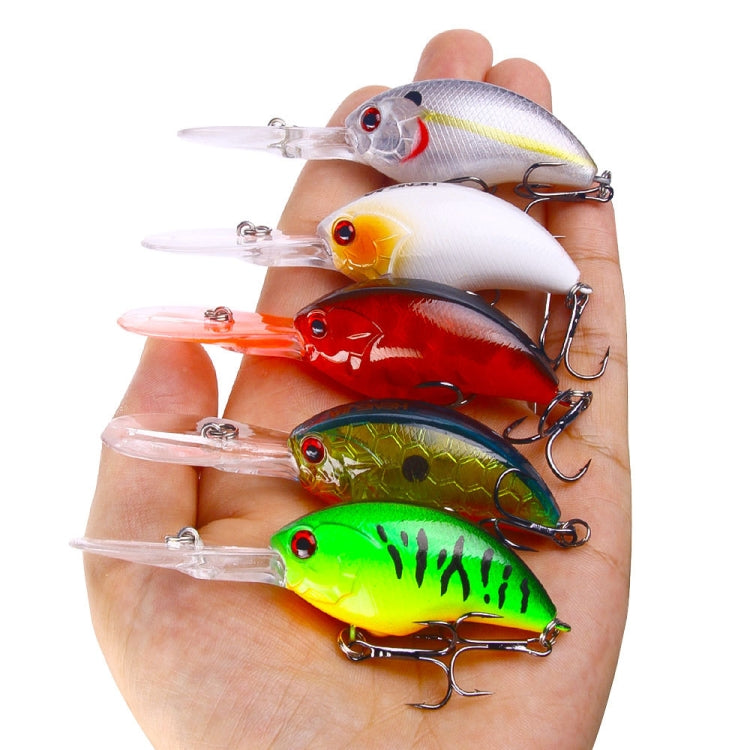 HENGJIA Rock Lure Small Fat Hard Bait Boxed Fake Bait