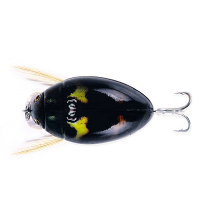 HENGJIA Insecte Flottant dans l'Eau Leurre Bionique Coléoptère Surface de l'Eau Basse Tap Leurre Artificiel, 1, 2, 3, 4, 5, 6, 7, 8, 8 Couleurs en Sachet, 8 Couleurs en Boîte