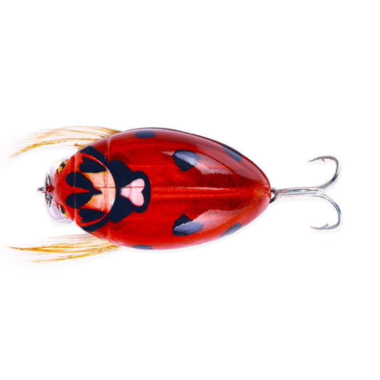 HENGJIA Insecte Flottant dans l'Eau Leurre Bionique Coléoptère Surface de l'Eau Basse Tap Leurre Artificiel, 1, 2, 3, 4, 5, 6, 7, 8, 8 Couleurs en Sachet, 8 Couleurs en Boîte