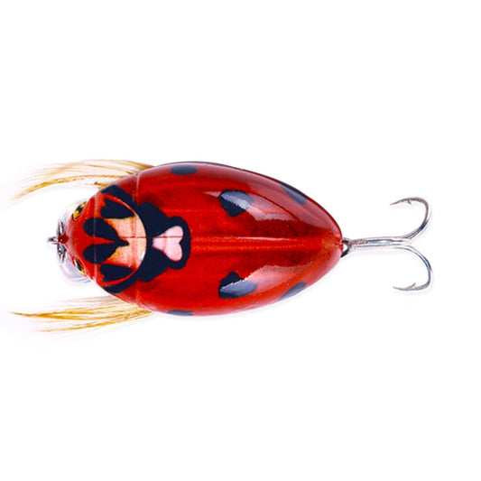 HENGJIA Insect Floating Water Bionic Bait Beetle Water Surface Bass Tap Fake Bait, 1, 2, 3, 4, 5, 6, 7, 8, 8 Colors Bagged, 8 Colors Boxed