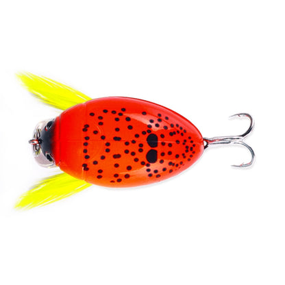 HENGJIA Insecte Flottant dans l'Eau Leurre Bionique Coléoptère Surface de l'Eau Basse Tap Leurre Artificiel, 1, 2, 3, 4, 5, 6, 7, 8, 8 Couleurs en Sachet, 8 Couleurs en Boîte