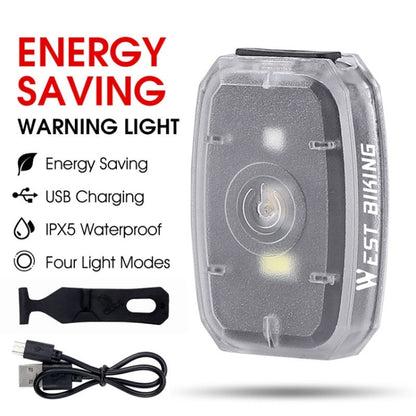 WEST BIKING Mini Bicycle Two-color Tail Light Riding Night Warning Light