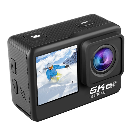 Caméra de sport 5K/30FPS WIFI HD anti-secousse, télécommande tactile, double écran, étanche IP68, 5K, caméra 5K + carte 64G, caméra 5K + carte 128G