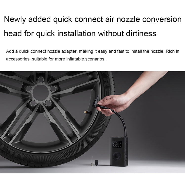 Pompe à air électrique portable universelle Xiaomi Mijia pour voiture et vélo, compresseur d'air électrique Mijia Air Pump 2