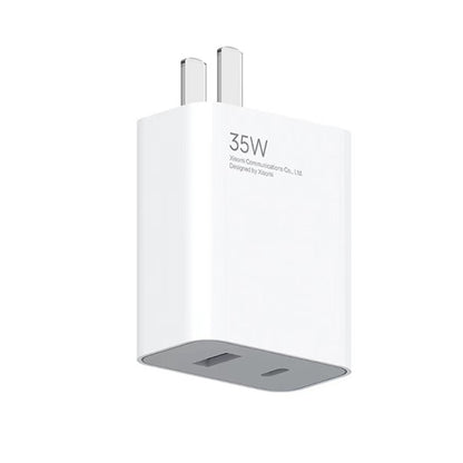 Original Xiaomi 35W USB-C+USB-A Fast Charge Portable Dual Port Charger(1C+1A), US Plug, 35W