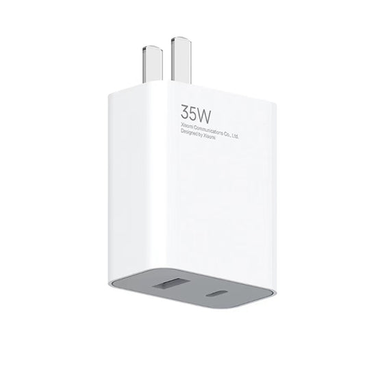 Original Xiaomi 35W USB-C+USB-A Fast Charge Portable Dual Port Charger(1C+1A), US Plug, 35W