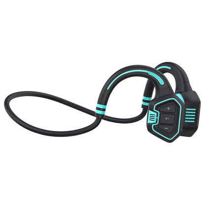 In-ear Waterproof Bone Conduction Earphone Magnetic Charging Swimming Sports Bluetooth Earphone, AS9 Blue, AS9 Grey, AS9 Orange