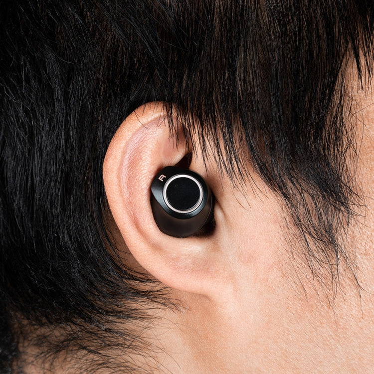 GE-T15 Mini USB Charging TWS Hearing Aid Sound Amplifier, Black, White