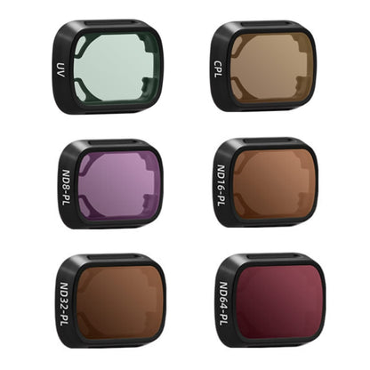 For DJI MINI3/MINI 3PRO BRDRC Filter Protective Glass, UV Filter, CPL Filter, ND8-PL Filter, ND16-PL Filter, ND32-PL Filter, Filter ND64-PL, 4pcs/set UV+ND8PL+ND16pl+ND32PL, 4pcs/set ND8PL+ND16PL+ND32PL+ND64PL, 6pcs/set UV+CPL+ND8PL+ND16PL+ND32PL+ND64PL