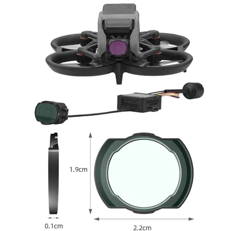 For DJI Avata BRDRC Filter O3 Image Transmission Lens Accessories