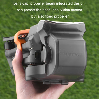 For DJI Mavic 3PRO BRDRC 2 In 1 Lens Cover Gimbal Protective Cover Propeller