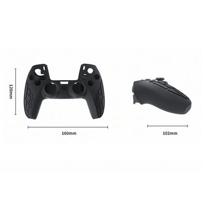 For PS5 Gamepad Silicone Case Non-slip Texture Thickened Protective Cover