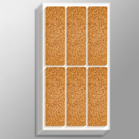 1bag Non-Marking Marker Stickers Kitchen Classification Waterproof Oilproof Self-Adhesive Vintage Label Stickers, Small Cork, Large Cork