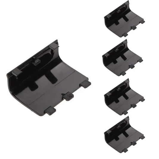 For Xbox One 5pcs Wireless Controller Battery Cover Replacement Battery Doors, Red, Black