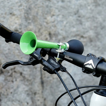 2pcs 7 inch Metal Plating Bicycle Air Horn Bicycle Accessories, Black, Red, Blue, Pink, Green, Silver