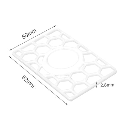 For Airtag Location Tracker Card Shape Honeycomb Protective Cover, Honeycomb White, Honeycomb Black