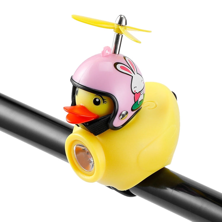 Canard Jaune Vélo Cloche Guidon Phare Ornements de Voiture Accessoires de Cyclisme Décoration de Casques