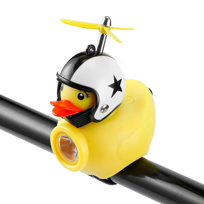 Canard Jaune Vélo Cloche Guidon Phare Ornements de Voiture Accessoires de Cyclisme Décoration de Casques