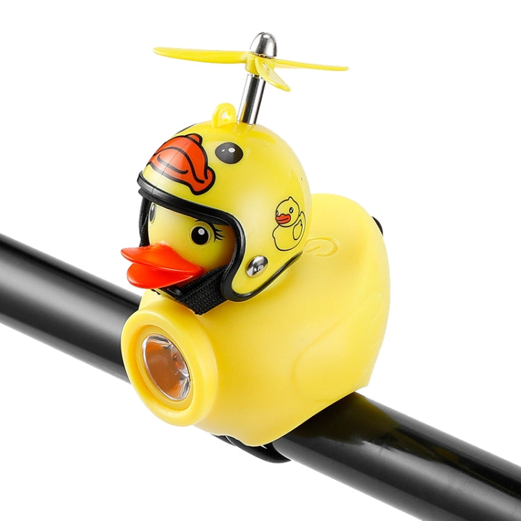 Canard Jaune Vélo Cloche Guidon Phare Ornements de Voiture Accessoires de Cyclisme Décoration de Casques