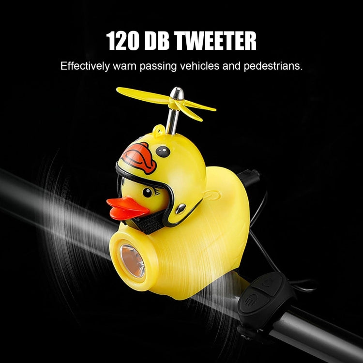 Canard Jaune Vélo Cloche Guidon Phare Ornements de Voiture Accessoires de Cyclisme Décoration de Casques