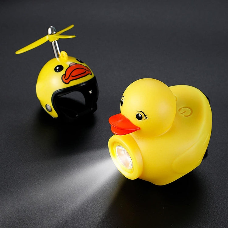 Canard Jaune Vélo Cloche Guidon Phare Ornements de Voiture Accessoires de Cyclisme Décoration de Casques