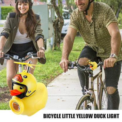 Canard Jaune Vélo Cloche Guidon Phare Ornements de Voiture Accessoires de Cyclisme Décoration de Casques