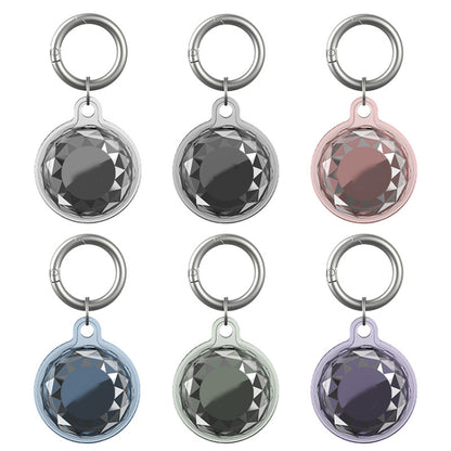 For AirTag Locator Protective Case Keychain TPU All Inclusive Waterproof Cover