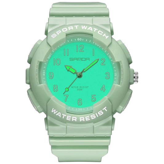 Montre étudiante SANDA Small Fresh Digital All-match Waterproof Luminous