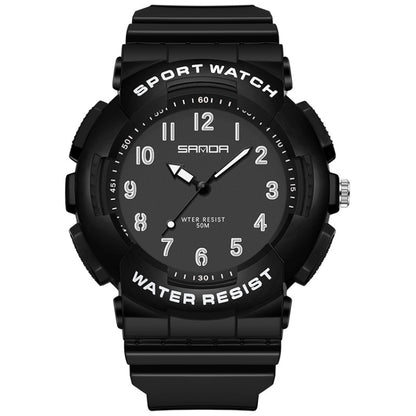 Montre Étudiante SANDA Fraîche Numérique Passe-partout Étanche Lumineuse
