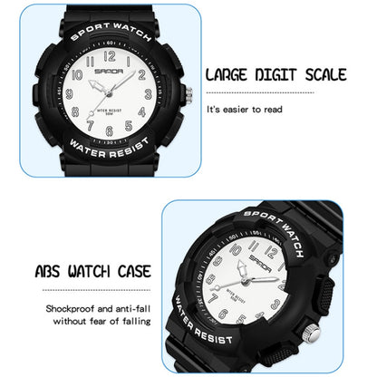 Montre Étudiante SANDA Fraîche Numérique Passe-partout Étanche Lumineuse