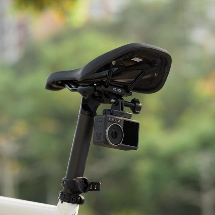 Original Bike Seat Rail Mount for DJI Action 2 / Osmo Action / Osmo Action 3 / Osmo Action 4, Bike Seat Rail Mount