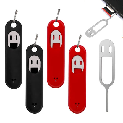 Eject Sim Card Tray Open Pins Needle Keychain Tool With Silicone Case
