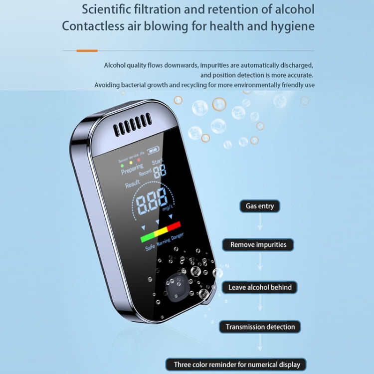 Mini Non-contact High-sensitivity Color Screen Digital Display Alcohol Tester, Alcohol Tester 6