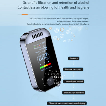 Mini Non-contact High-sensitivity Color Screen Digital Display Alcohol Tester, Alcohol Tester 6
