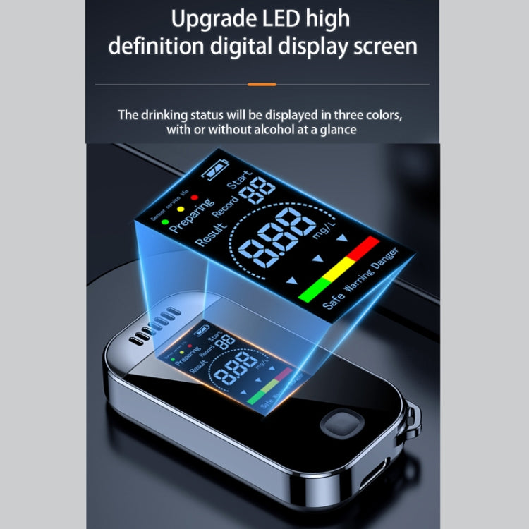 Mini Non-contact High-sensitivity Color Screen Digital Display Alcohol Tester, Alcohol Tester 6