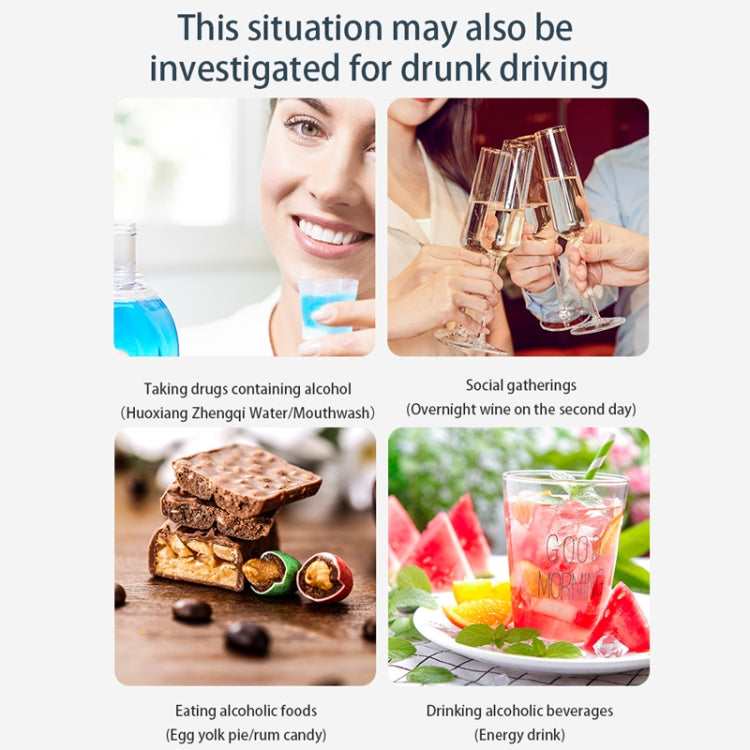 Mini Non-contact High-sensitivity Color Screen Digital Display Alcohol Tester, Alcohol Tester 6