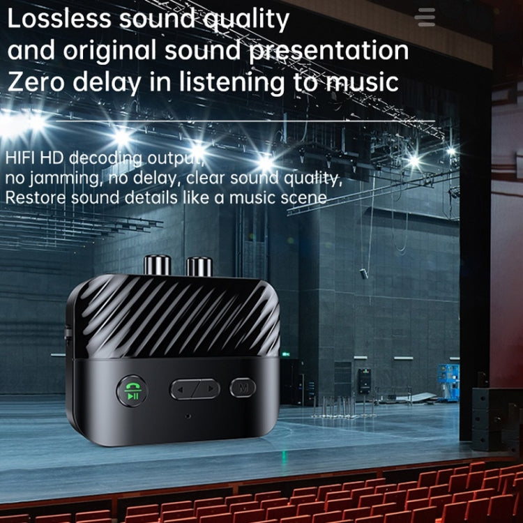 Digital Display Bluetooth 5.3 Audio Receiver Transmitter Support USB /TF Card MP3 Player, C68