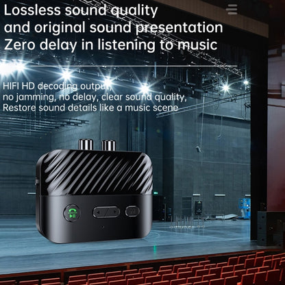 Digital Display Bluetooth 5.3 Audio Receiver Transmitter Support USB /TF Card MP3 Player, C68