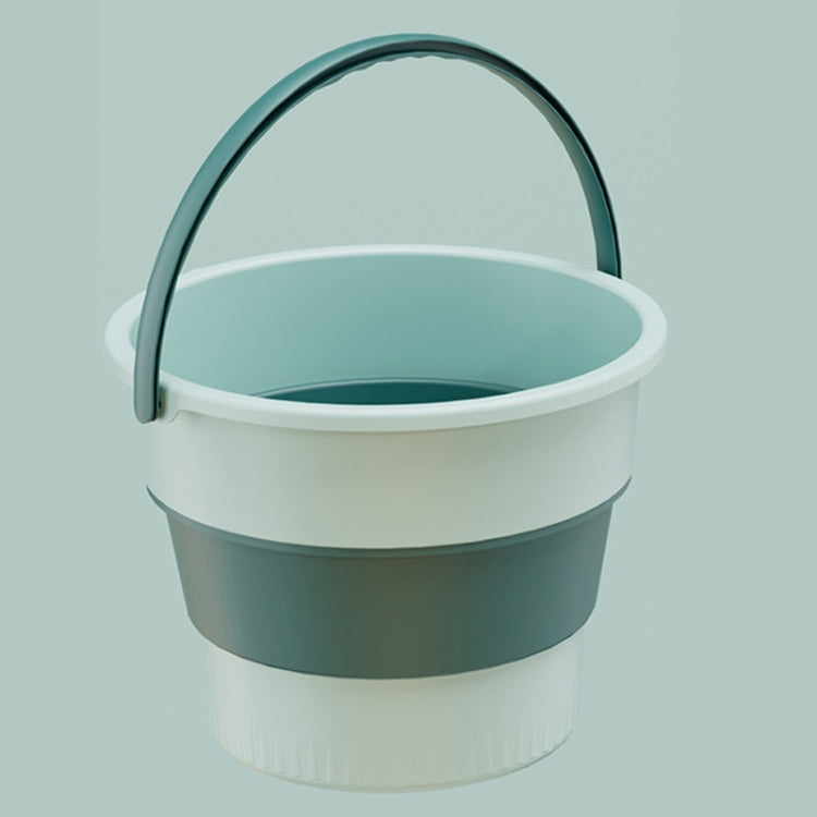Grand seau pliant épaissi en plastique de 17 L, portable, pour pêche en extérieur, lavage de voiture en voyage, grand 17 L
