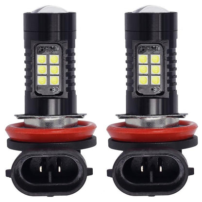 1pair Automotive High-power LED White Light Fog Lamp, H11