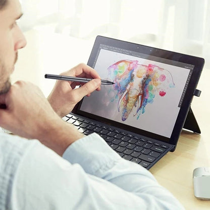 For Microsoft Surface 3 Pro 3/4/5/6/7/Book/Laptop/Go Pressure Touch Capacitance Pen, Pressure Touch Silver, Pressure Touch Black