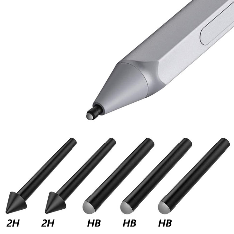 For Microsoft  Surface Pro 4/5/6/7/Book /Pro X 2pcs 2H+3pcs HB  Pen Nib Refill