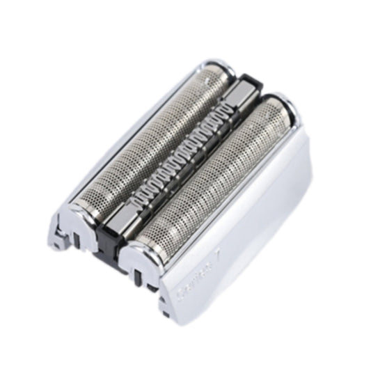 Pour rasoir électrique BRAUN 70S Tête de coupe en maille argentée Version améliorée, Sans mots, Avec mots