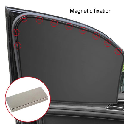 Heat-insulating Opaque Vinyl Coated Magnetic Car Curtains, Full Blackout Principal Drive, Full Blackout Co-pilot, Full Blackout Rear Row, Titanium Silver Principal Driver, Titanium Silver Co-pilot, Titanium Silver Rear Row