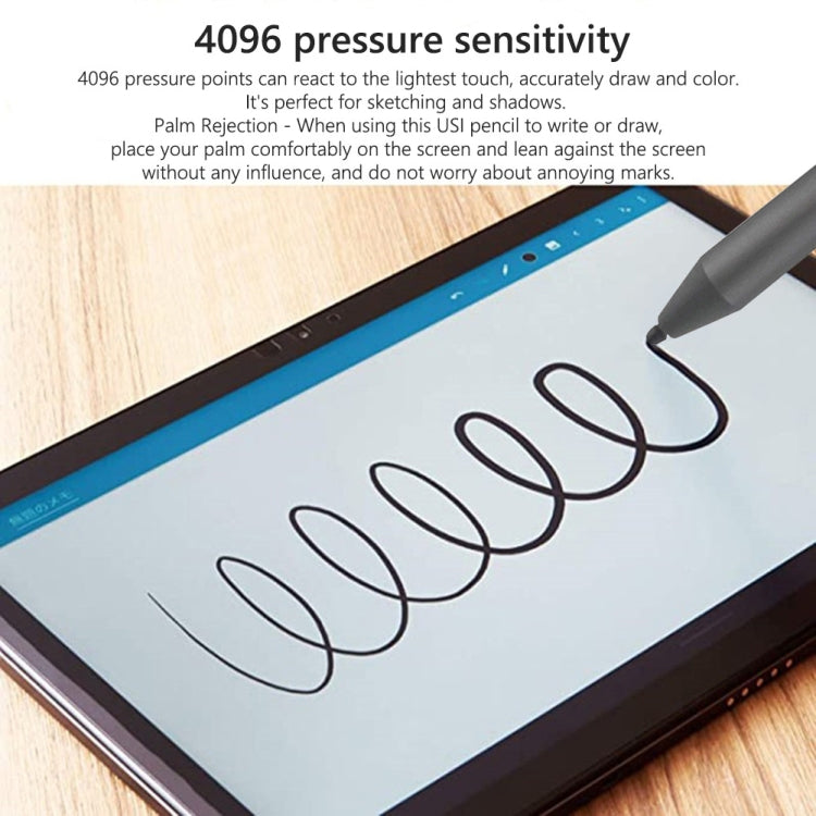 Aluminum Alloy Laptop USI Stylus 4096 Pressure Sensitive Metal Touch Screen Pen, USI Stylus
