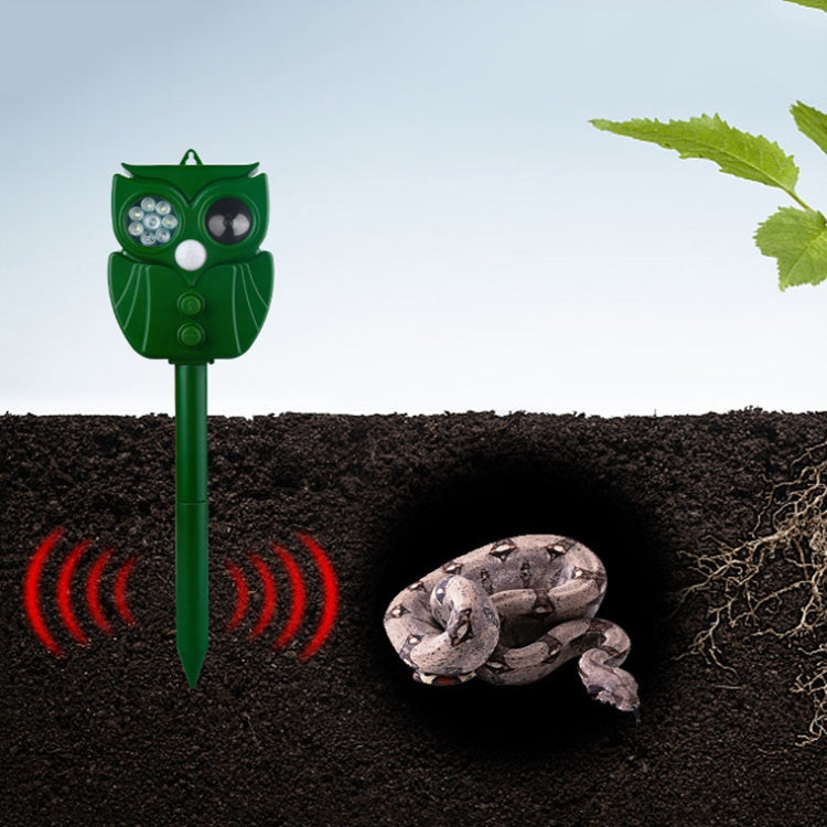 Répulsif Solaire Ultrasonique Anti-Rats d'Extérieur, Répulsif Multifonctionnel à Capteur Infrarouge, 14 LED
