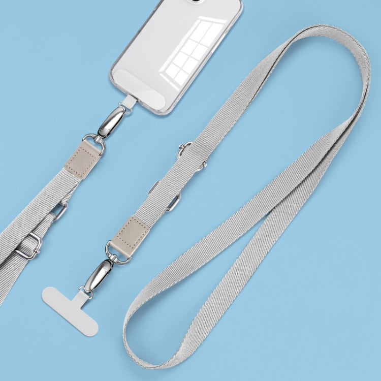 Mobile Phone Messenger Lanyard Adjustable Wide Hanging Neck Sling, Matcha Green, Gem Blue, Dark Purple, Orange, Silver, Classic Black