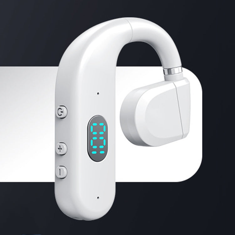 T50 Bluetooth 5.3 Wireless Headphone Single Ear Digital Display Stereo Earbuds, Color Boxed