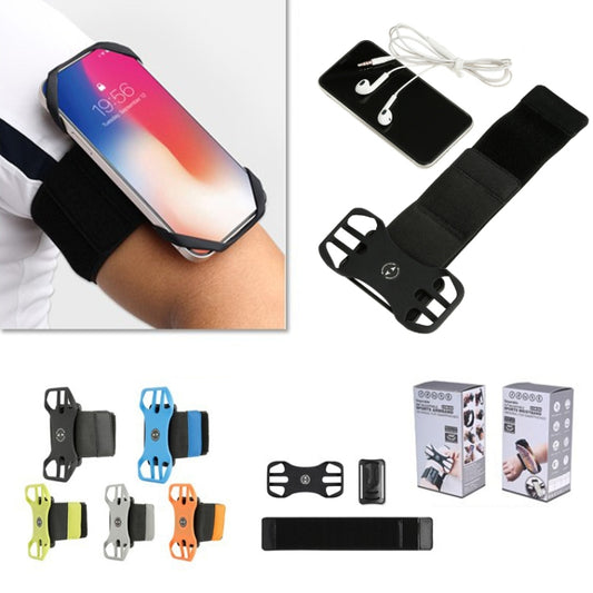 Four Claws Wide Removable Swivel Arm Wrist Strap Cell Phone Bag Sports Arm Bag For 4.5-7 inch Phone